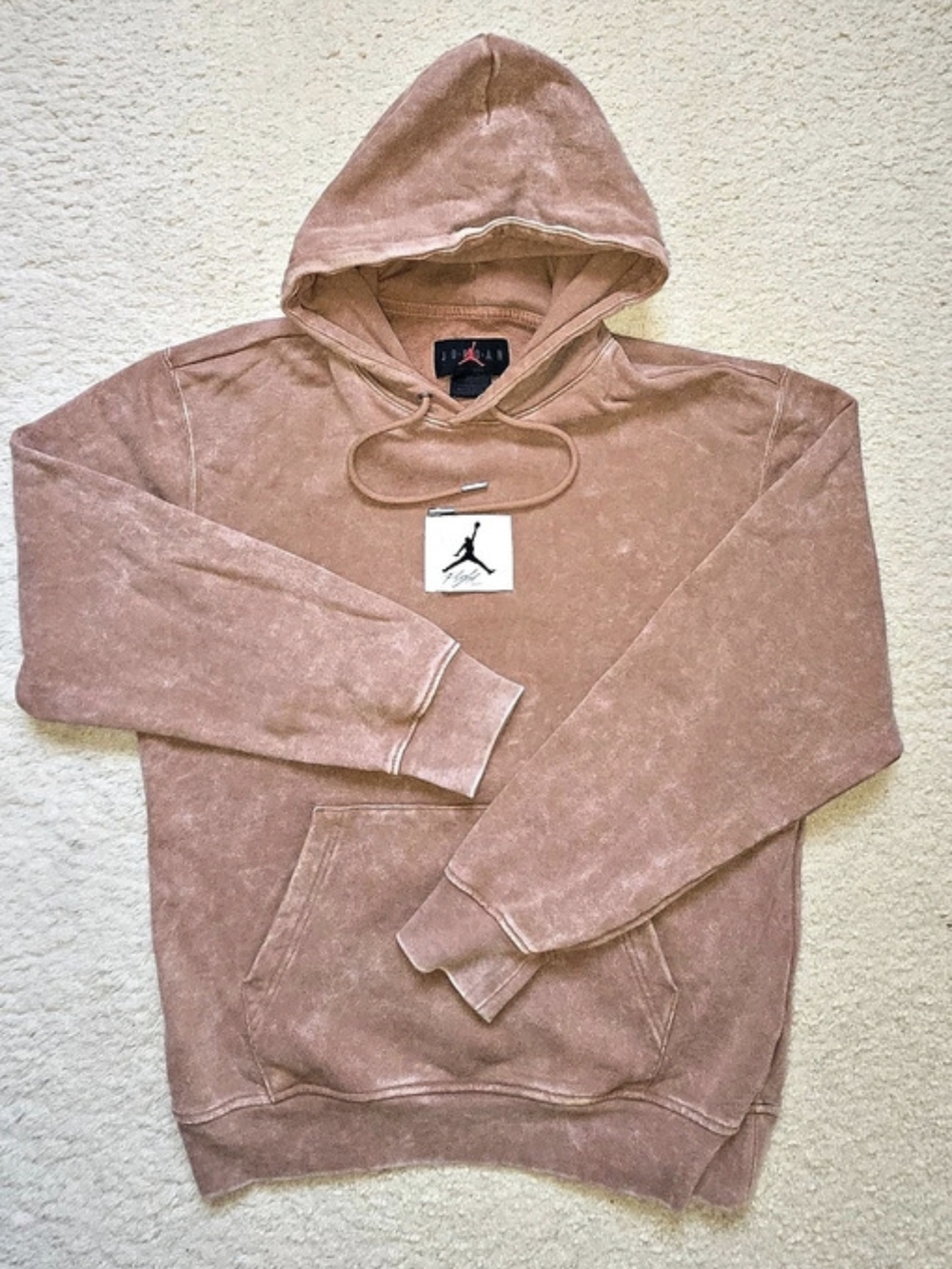 Jordan Flight Washed Fleece Pullover Hoodie Archaeo Brown